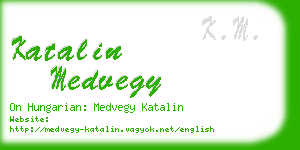katalin medvegy business card